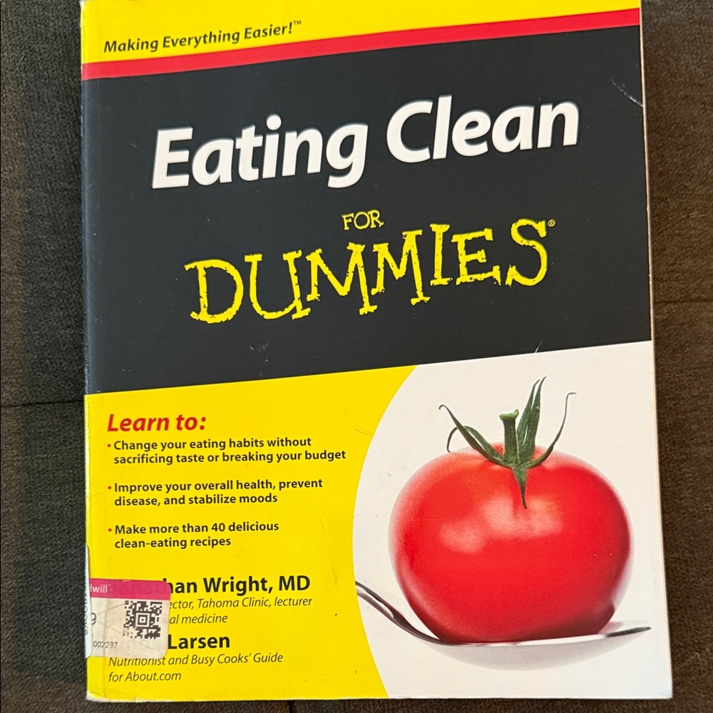Eating Clean for Dummies Book